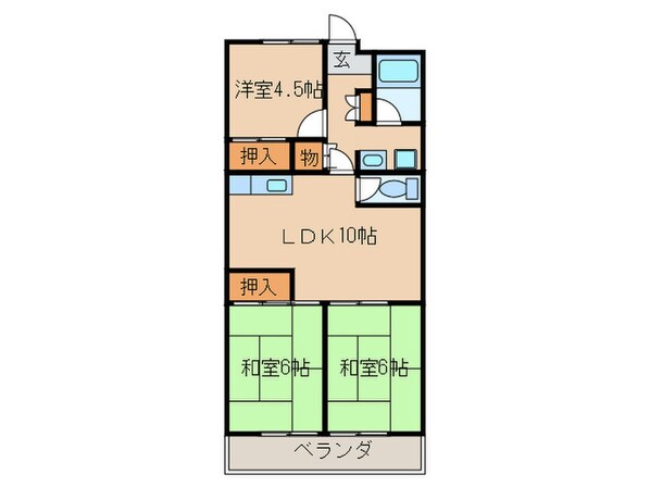 ハイツ78の物件間取画像